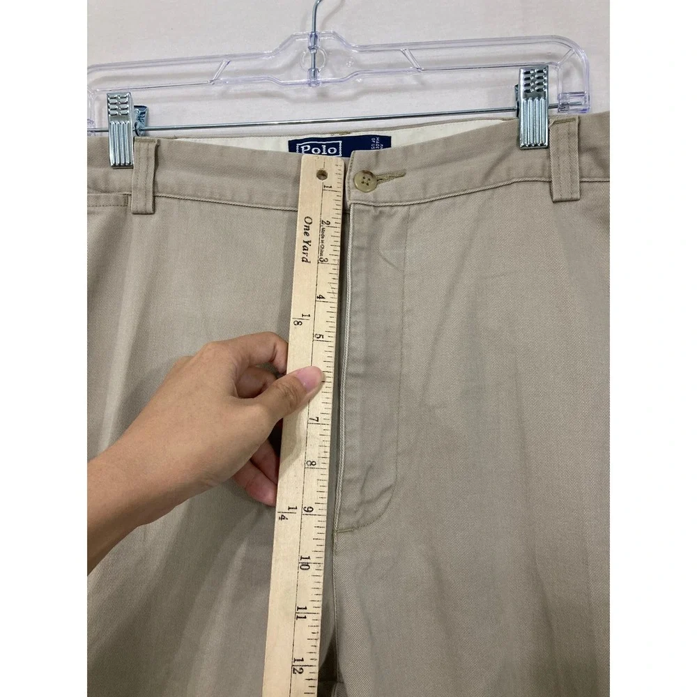 Polo Ralph Lauren Philip Pants‎ size 40x28 Tan Khaki Cotton Chino Trousers